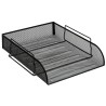 METAL DESK TRAY - BLACK