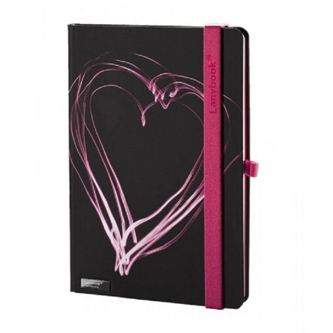 NOTEBOOK 'NIGHT' LIGHT PINK MEDIUM