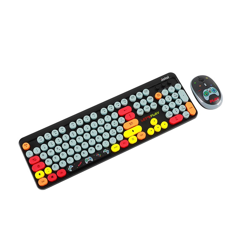 WIRELESS KEYBOARD AND MOUSE SET LET'S PLAY