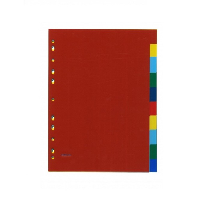 A4 FILE DIVIDERS - 10 COMPARTMENTS